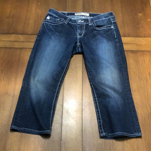 Big Star Casey K Low Rise Fit Capri Jeans Size 28